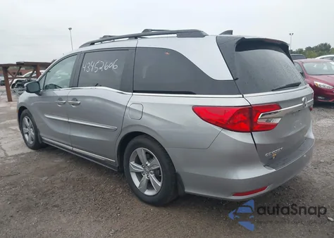 2019 Honda Odyssey Ex z USA, uszkodzony, nr VIN 5FNRL6H55KB121581